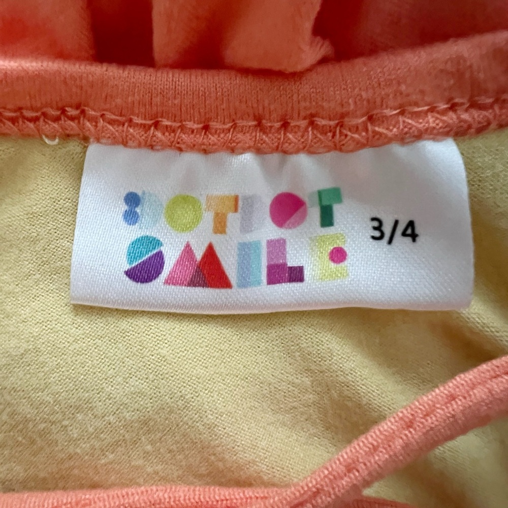 ❌SOLD❌Dot Dot Smile Citrus Ballerina Dress - Picture 3 of 3